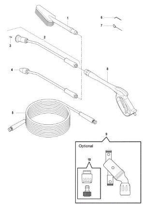 Accessories PW 175 C High-pressure washer