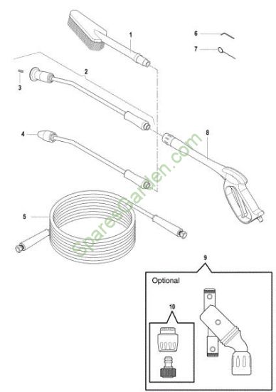 Accessories PW 175 C High-pressure washer
