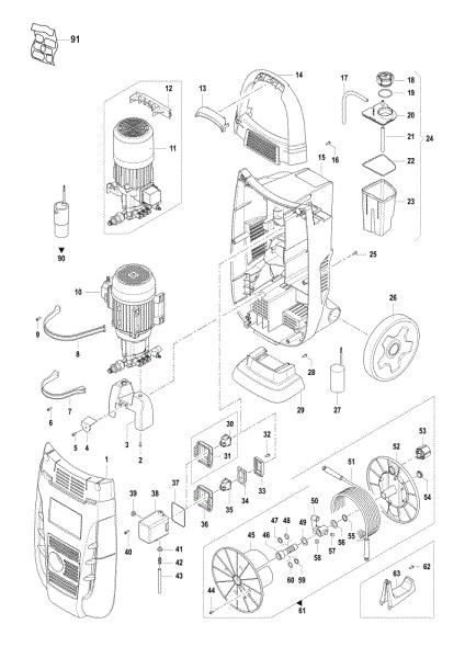 Deck PW 190 C High-pressure washer