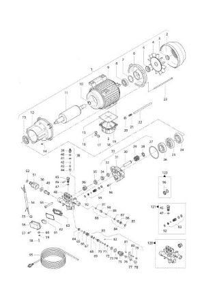 Engine PW 190 C High-pressure washer