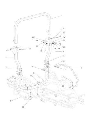 Frame 2/2 CHEYENNE (B&S) 92 4x4 Cat. 2015 Garden tractor