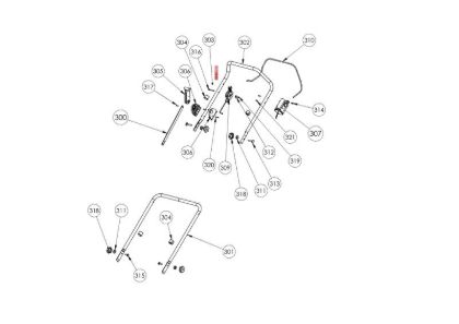 Illustrated parts list 3 SR 38 B45 Scarifier