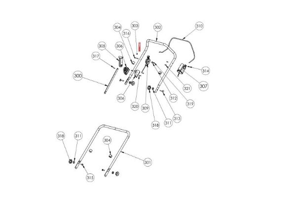 Illustrated parts list 3 SR 38 B45 Scarifier