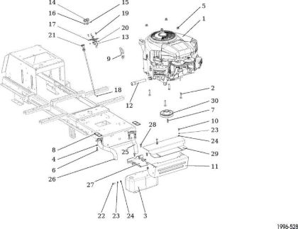 Engine OM 92/16H Cat. 2015 Garden tractor