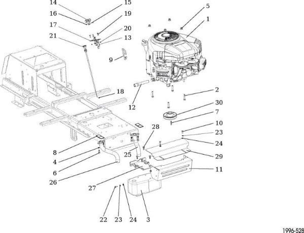 Engine OM 92/16H Cat. 2015 Garden tractor