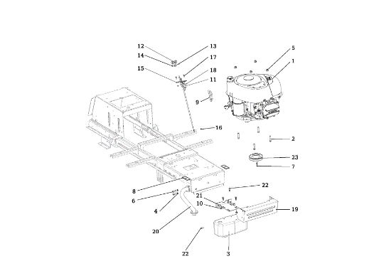 Engine OM 106/17,5 H Cat. 2015 Garden tractor