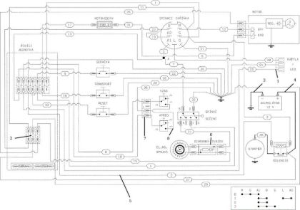 Electric diagram APACHE 92 EVO Cat.2015 Garden tractor