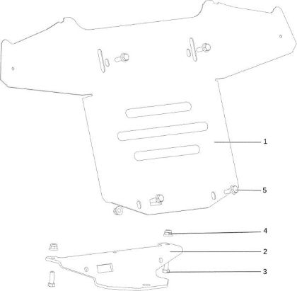 Hood (2/3) OM 107 L/16 KH (K1600AVD) Cat. 2015 Garden tractor