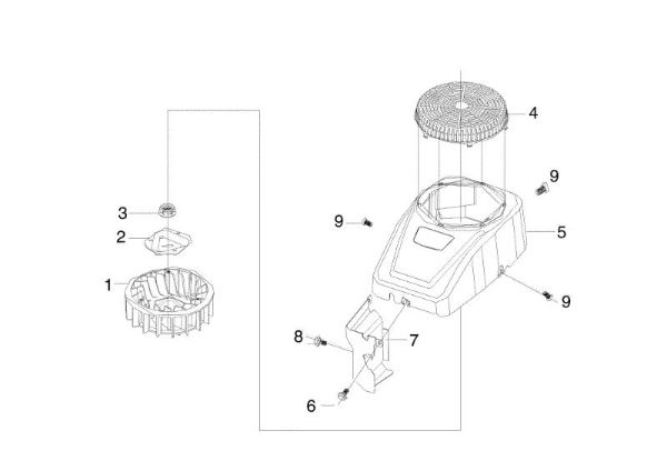 Ignition system OM 107 L/16 KH (K1600AVD) Cat. 2015 Garden tractor