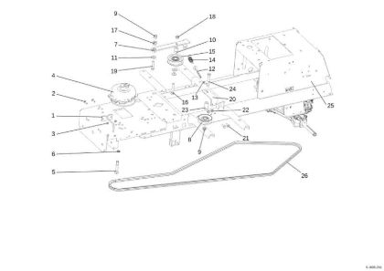Clutch OM 107 L/24 KH (K2400AVD V-Twin) Cat. 2015 Garden tractor