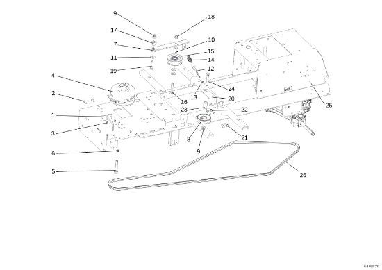 Clutch OM 107 L/24 KH (K2400AVD V-Twin) Cat. 2015 Garden tractor