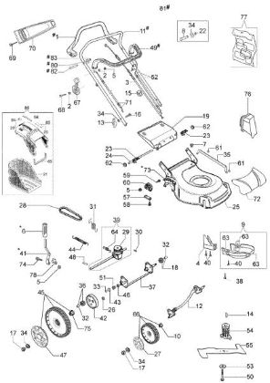 Illustrated parts list G 53 TK COMFORT PLUS ALLROAD (K800) Lawnmower
