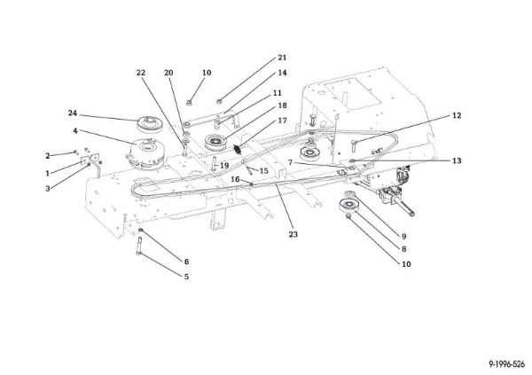 Clutch pulley OM 92/13H Cat. 2016 Garden tractor