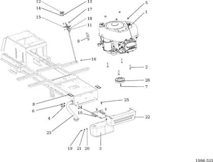 Engine OM 107 L/17,5 H Cat. 2016 Garden tractor