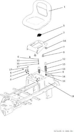 Hood (1/3) OM 107 L/24 KH (K2400AVD V-Twin) Cat. 2016 Garden tractor