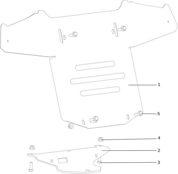 Hood (2/3) OM 107 L/24 KH (K2400AVD V-Twin) Cat. 2016 Garden tractor