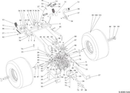 Transmission OM 124/22 H Cat. 2016 Garden tractor
