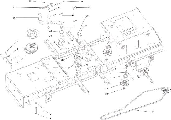 Clutch OM 124/22 H Cat. 2016 Garden tractor
