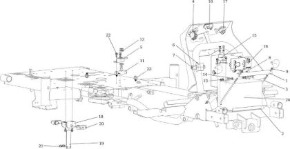 Electrical parts APACHE 92 EVO (K2400AVD V-Twin) Cat.2016 Garden tractor