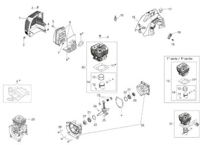 Engine PPX 271 Pole pruner