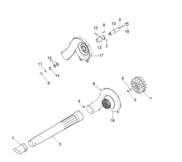 Blower Application (Blower) BC 240 D (Ø24/24)