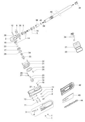 Pole pruner Application (Pole pruner) BC 240 D (Ø24/24)