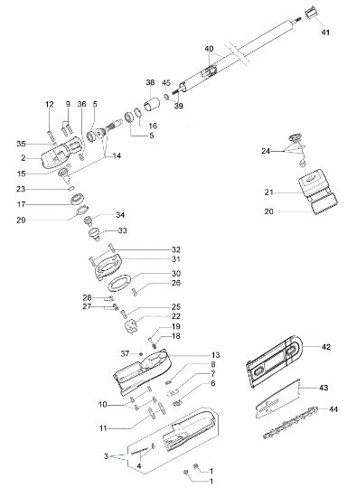 Pole pruner Application (Pole pruner) BC 240 D (Ø24/24)