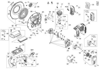 Engine BV 900 Blower
