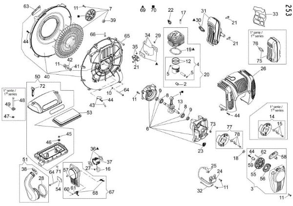 Engine BV 900 Blower