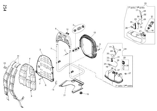 Tank / Frame BV 900 Blower