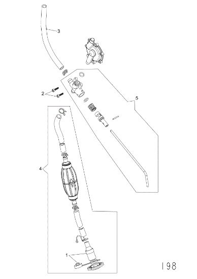 Booster pump kit / Filling MB 90 Mistblower
