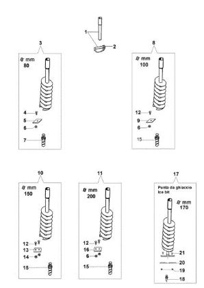 Drills MTL 51 Euro 2 (CN) Earth auger
