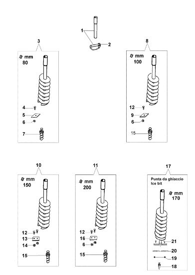 Drills MTL 51 Euro 2 (CN) Earth auger