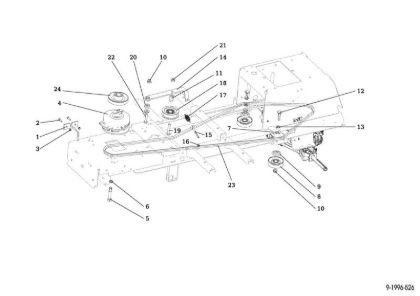 Clutch pulley OM 92/13H Cat. 2017 Garden tractor