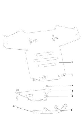 Hood (2/3) OM 107 L/24 KH (K2400AVD V-Twin) Cat. 2017 Garden tractor