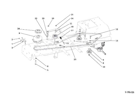 Clutch OM 107 L/24 KH (K2400AVD V-Twin) Cat. 2017 Garden tractor