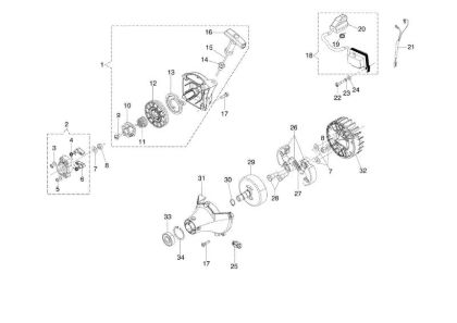 Ignition system SPARTA 441 BP Brushcutter