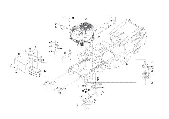 Frame OM 105/24 K H Garden tractor