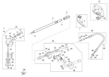 Transmission BCF 530 Brushcutter