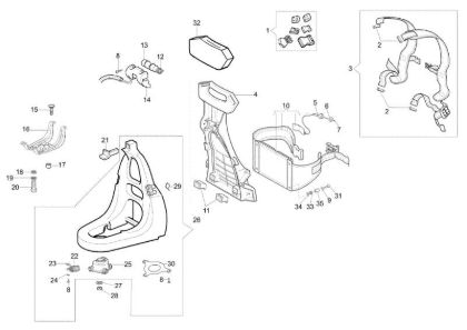 Frame BCF 530 Brushcutter
