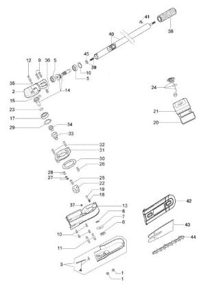 Pole pruner Application (Pole pruner) BC 241 D (Ø 24/26 mm)