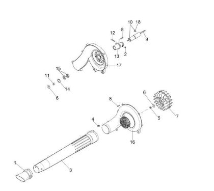 Blower Application (Blower) BC 241 D (Ø 24/26 mm)