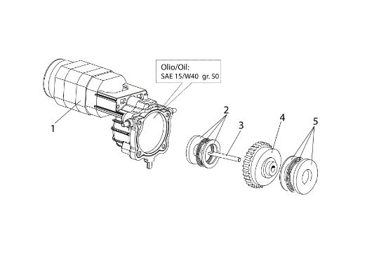 Engine PW 125 C High-pressure washer