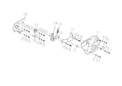 Gears (2/2) MH 198 RK (K800 HC) Rotary tiller