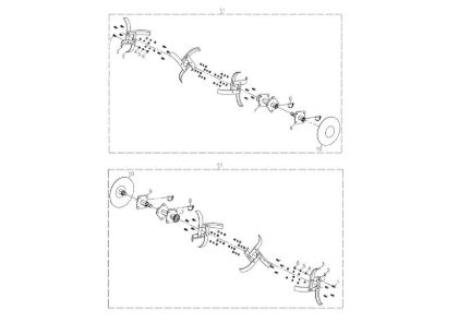 Tiller MH 198 RK (K800 HC) Rotary tiller