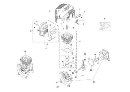 Engine BC 400 T Brushcutter