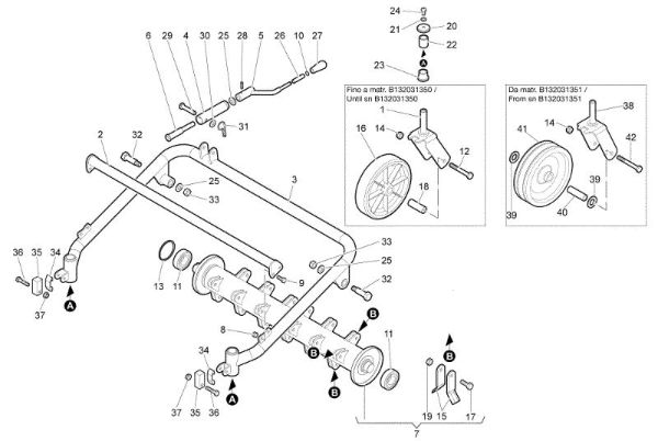 Cutting unit (Rotor) WB 65 HR 11 Flail mowers