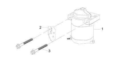 Starter lever OM 107 L/16 KH (K1600AVD) Cat. 2018 Garden tractor