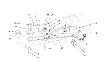 Clutch OM 107 L/24 KH (K2400AVD V-Twin) Cat. 2018 Garden tractor