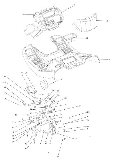 Dashboard OM 106/16 KH (K1600AVD) Cat. 2018 Garden tractor
